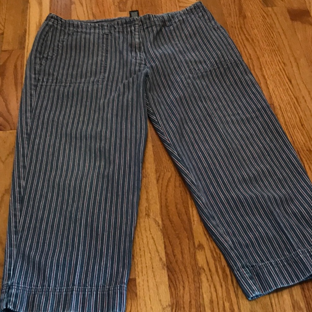 Crazy Horse~Wide Leg Capris~❤️💙